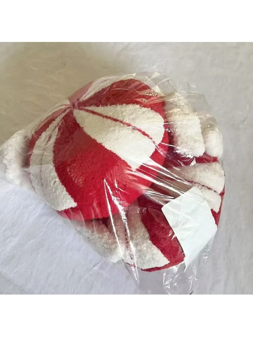 Wondershop Red and White Peppermint Candy Holiday Plush Pillows